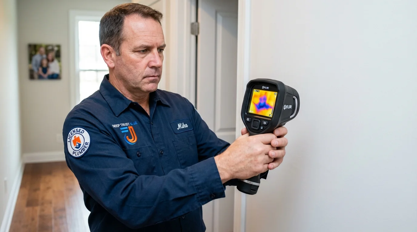Thermal imaging leak detection by Johns Plumbing LLC in Monterey Park